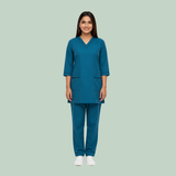 Women Medical Scrub Set with Pockets