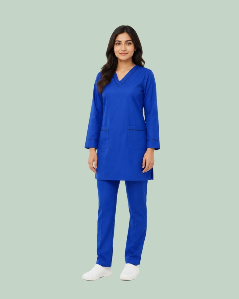 Women Medical Scrub Set with Pockets