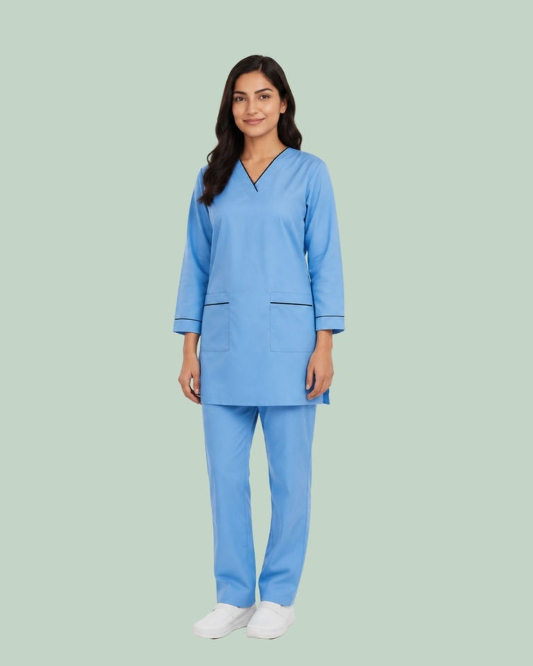 Women Medical Scrub Set with Pockets