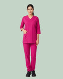 Ladies Scrub Stretch Custom Pocket Style