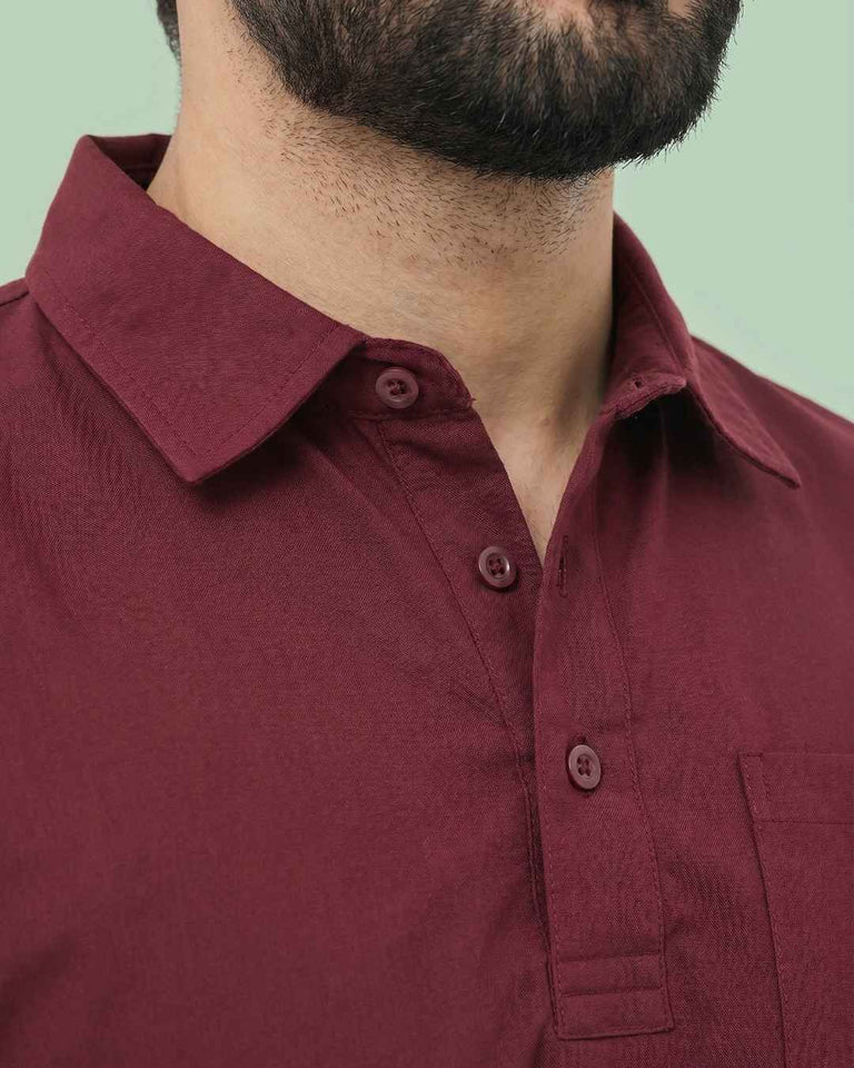 Men's Classic Polo Neck Medical Scrub