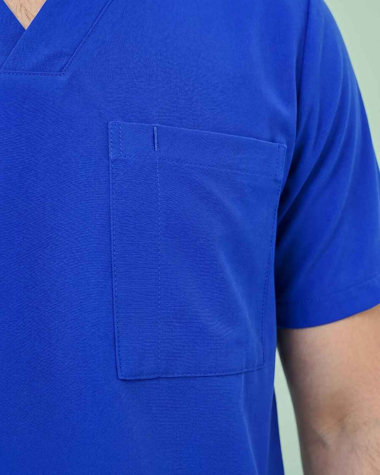 Men's Premium Stretch V-Neck Scrub Top