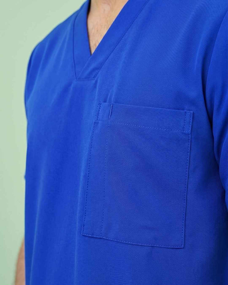 Men's Premium Stretch V-Neck Scrub Top