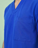 Men's Premium Stretch V-Neck Scrub Top