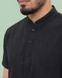 Men's 2-Pocket Henley Stretch Scrub Set