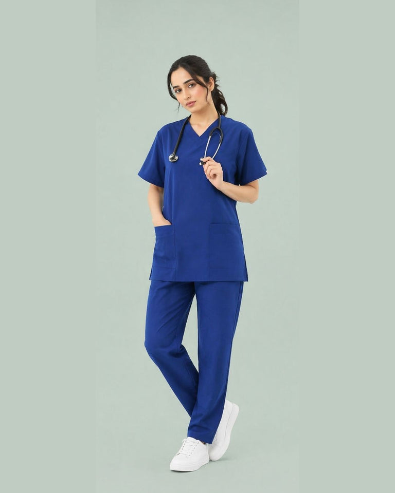Women's Premium Stretch V-Neck Scrub Top