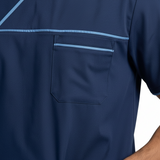 Men USA Design 3-Pocket Polyester Scrub