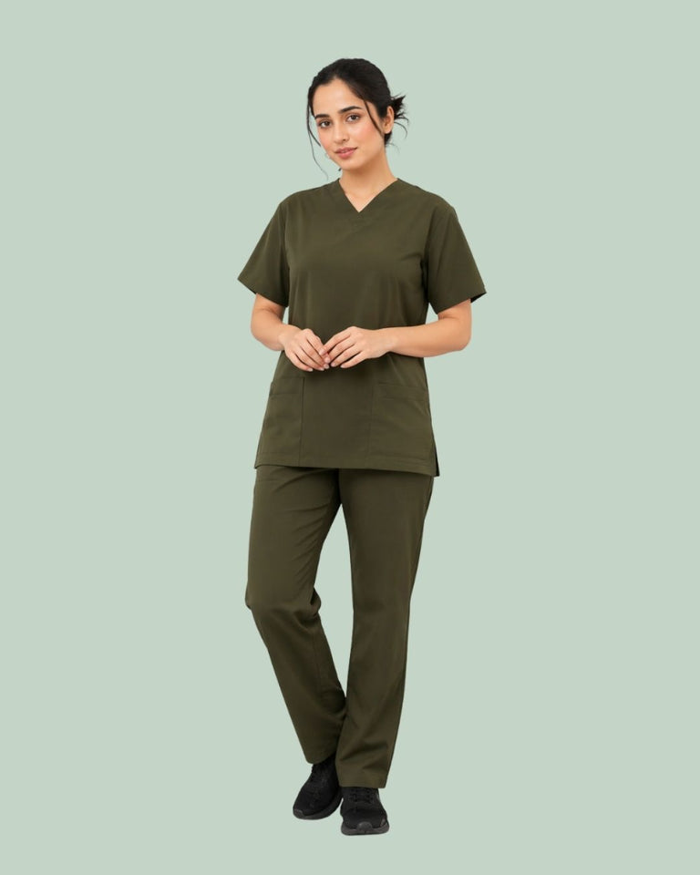 Women's Premium Stretch V-Neck Scrub Top