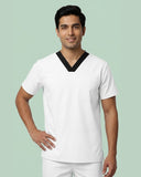 Men's V-Neck Single Pocket Medical Scrub