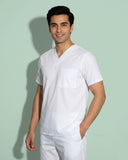 Men's 1-Pocket V-Neck Medical Scrub Top