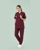 Women's Premium Stretch V-Neck Scrub Top