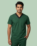 Men's V-Neck Single Pocket Medical Scrub