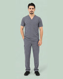 Men's Premium Stretch V-Neck Scrub Top