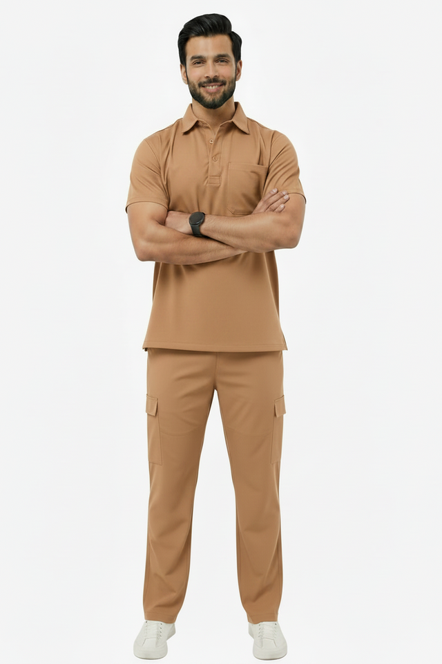 Men's Classic Polo Neck Medical Scrub