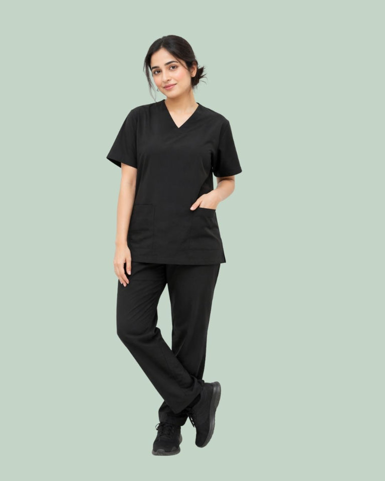 Women's Premium Stretch V-Neck Scrub Top
