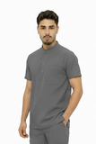 Men's 3-Pockets Ban with Button Style