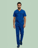 Men USA Design 3-Pocket Polyester Scrub