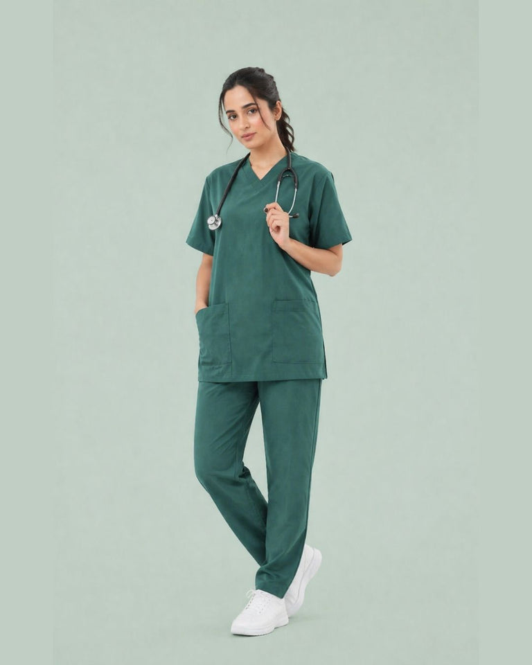 Women's Premium Stretch V-Neck Scrub Top