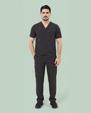 Men's Premium Stretch V-Neck Scrub Top