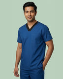 Men's V-Neck Single Pocket Medical Scrub