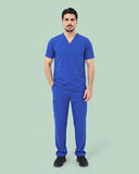 Men's Premium Stretch V-Neck Scrub Top