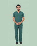 Men's Premium Stretch V-Neck Scrub Top