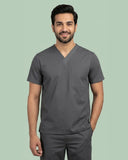 Men's 1-Pocket V-Neck Medical Scrub Top