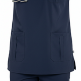 Men's V-Neck 3-Pockets Stretchable Medical Scrub Top