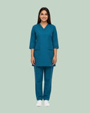 Women Medical Scrub Set with Pockets