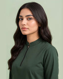 Women's Zip-Neck Scrub Suit Set