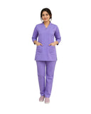 Women Medical Scrubs Set 2 Pockets with Piping design