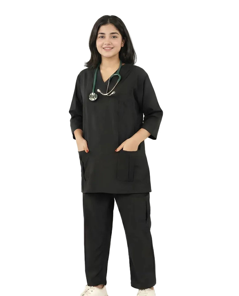 Ladies Scrub Stretch Custom Pocket Style