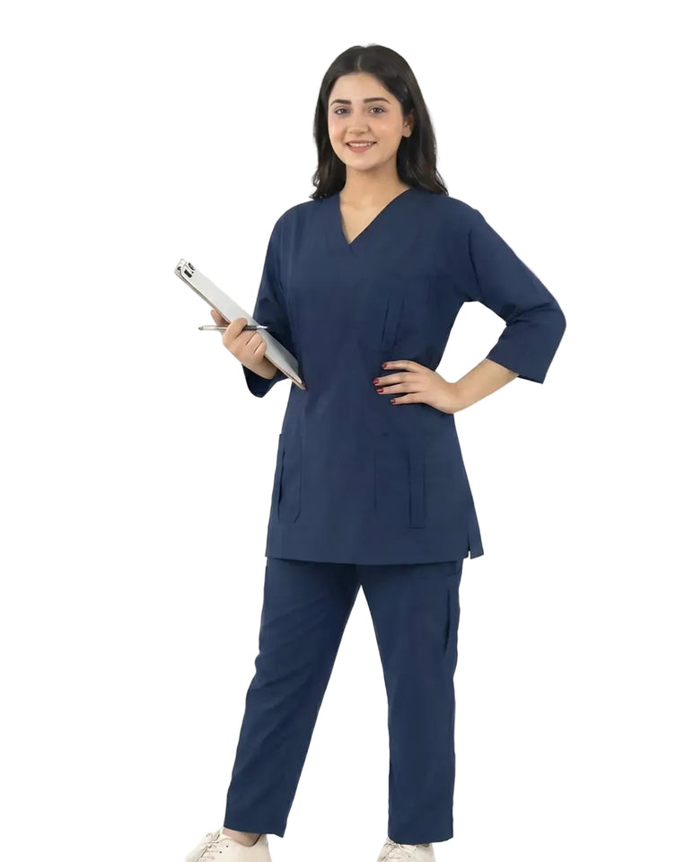 Ladies Scrub Stretch Custom Pocket Style