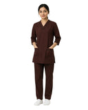 Women Medical Scrubs Set 2 Pockets with Piping design