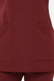 Women's 2-Pocket Collar+Button design wrinklefree stuff