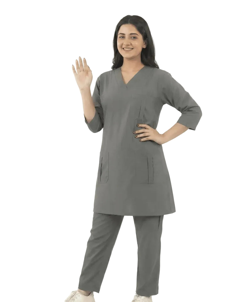 Ladies Scrub Stretch Custom Pocket Style