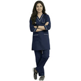 Women Medical Scrubs Set 2 Pockets with Piping design