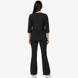 Women's 4 Pockets Scrub with Bell Bottom Trouser