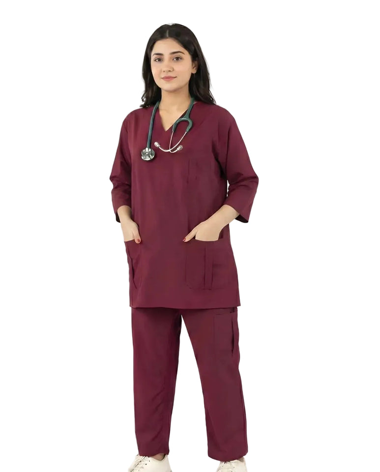 Ladies Scrub Stretch Custom Pocket Style